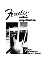 Fender Dual-Professional - Owners Manual